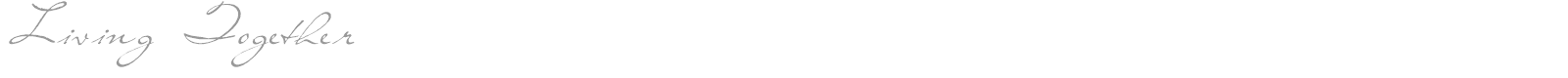 Living Together font preview